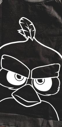 Angry birds mikinka tenka 122/128, h&m,122