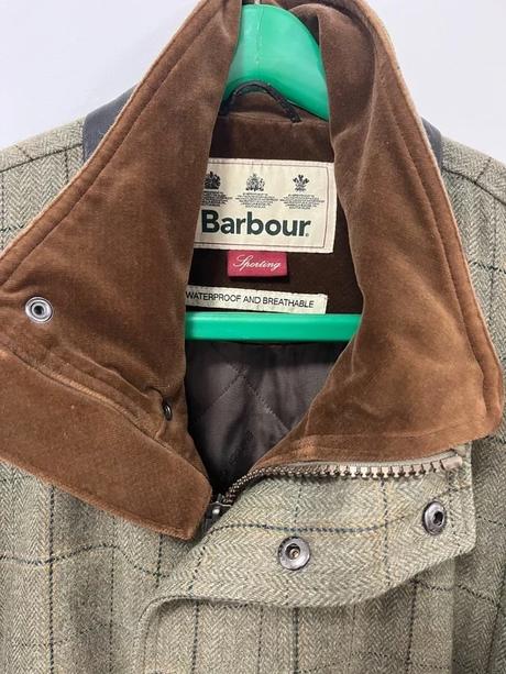 Barbour sporting gore-tex tvídová bunda, l