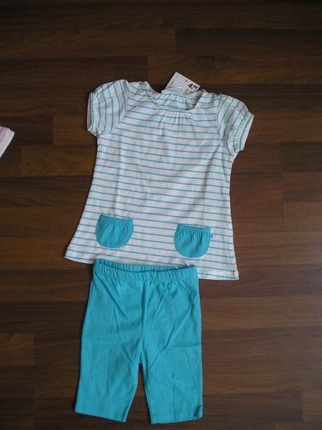 2 x komplet - nohavice a tričko, 68–80