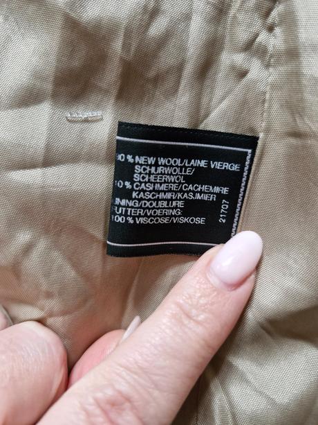 Vintage vlnený kabát, xl