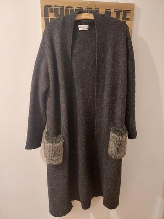 Teply svetrik, mango,m