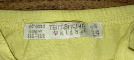 Žlté tielko 116/122, terranova,116