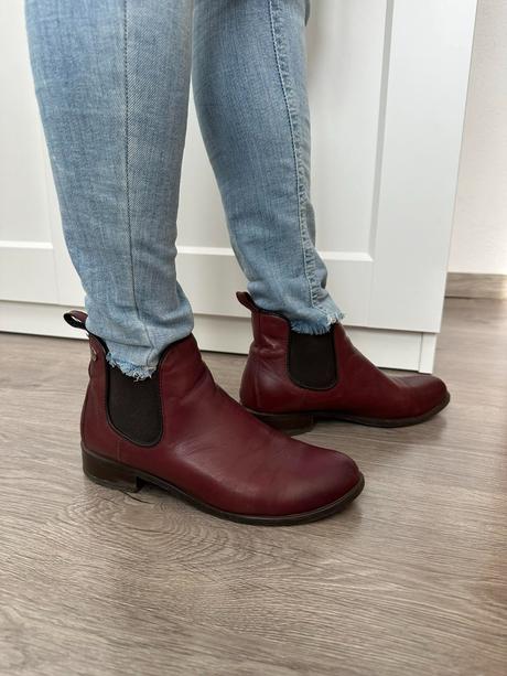 Kotnikove kožené čižmy, lasocki,36