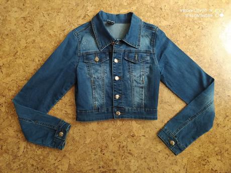 Riflová bunda, denim,s