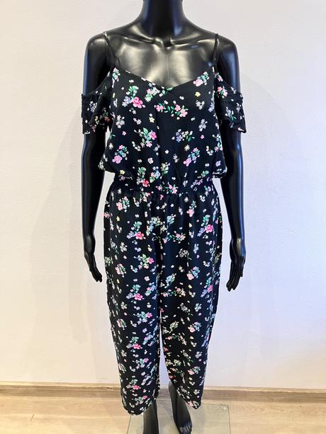 Dámsky letný overal kvetovaný (l), l