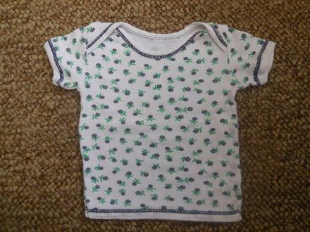 Tričko s kvietkami, 62