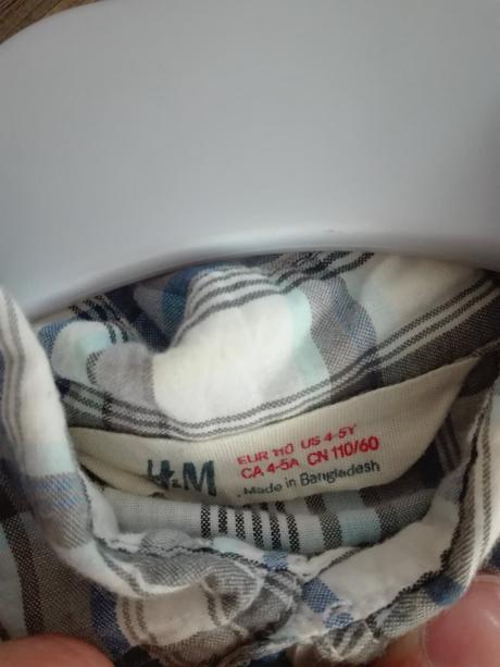Chlapčenká košeľa, h&m,110
