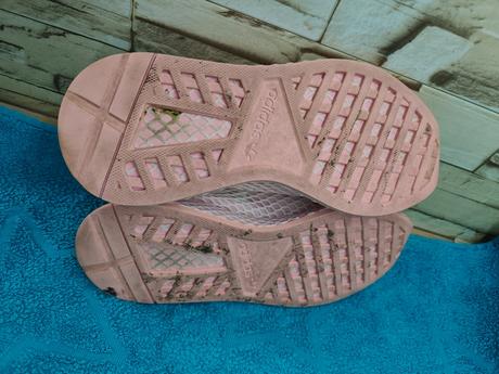 Adidas 36 2/3 - dámske ružovo biele deerupt tenisk, adidas,36