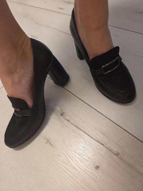 Pohodlné prechodné kožené topánky wojas, wojas,39