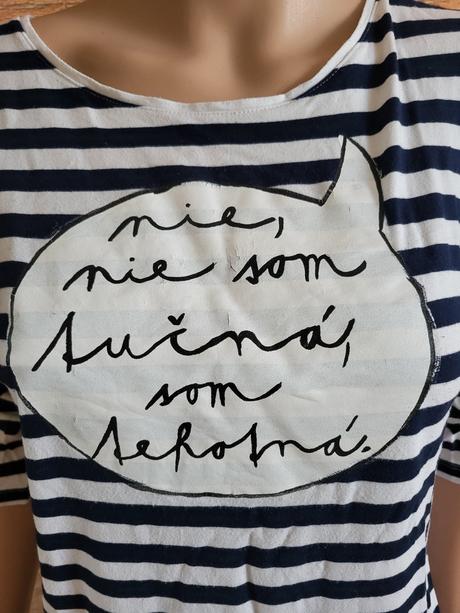 Kováčová tričko m,  nie, nie som tučná som tehotna, m