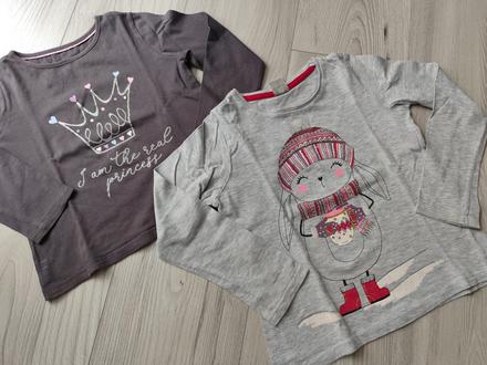 Dievcenske tricko 2ks, 116