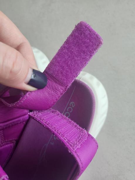 Fialové sandálky ecco veľkosť 33, ecco,33