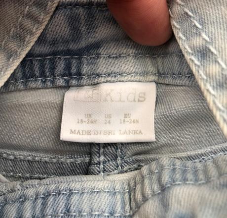 Riflove kratke nohavice, f&f,92