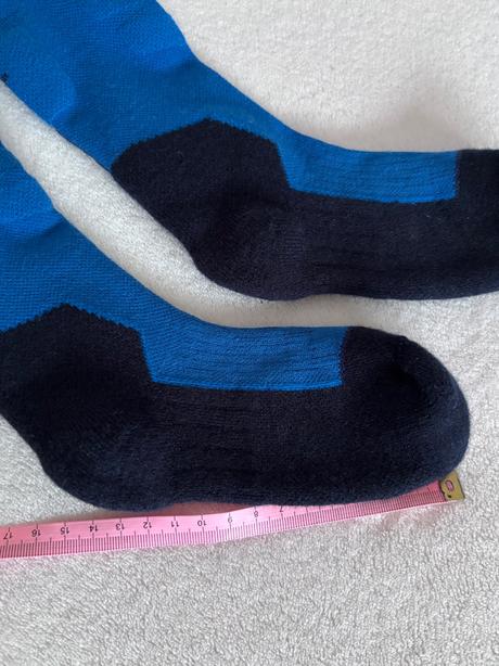 Detské lyžiarske ponožky 100 modré, wedze,31