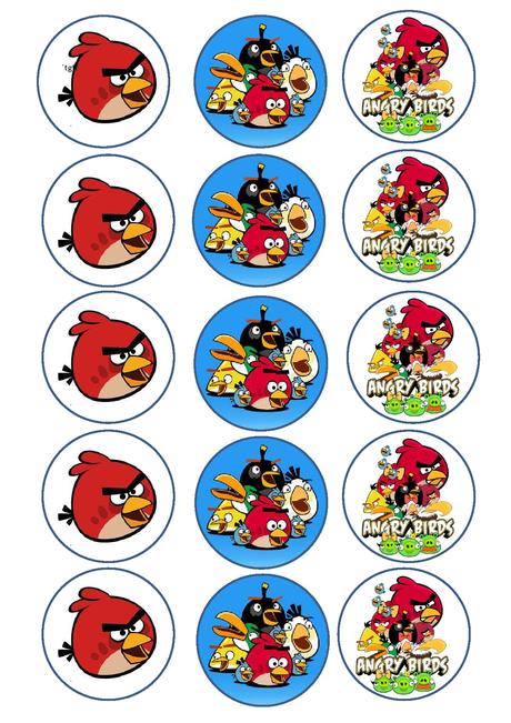 Jedle obrazky na muffiny, 