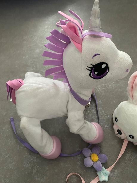 Poskakujúci jednorožec milá + zajko, 