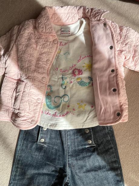 Jacadi nohavice a body, jacadi,74