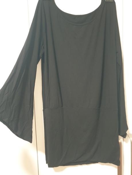 Čierny predĺžený top, xl