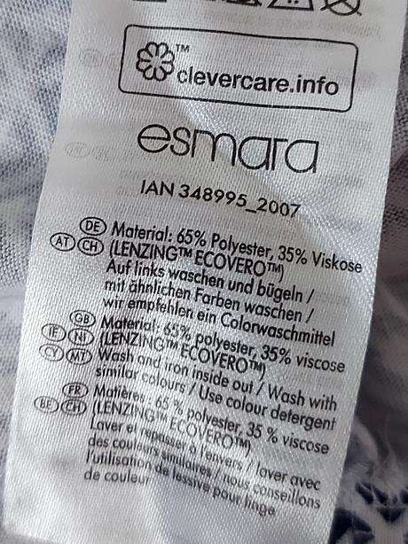 Dlhé vzorované šaty, esmara,44