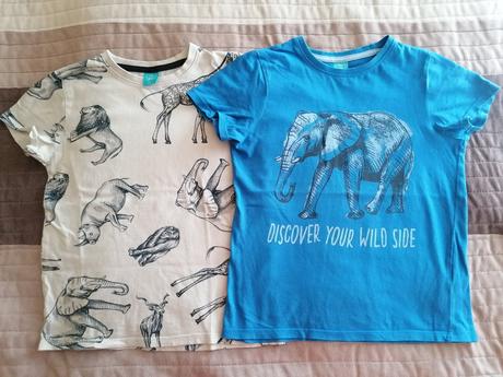 2x safari tričko krátky rukáv, pepco,128