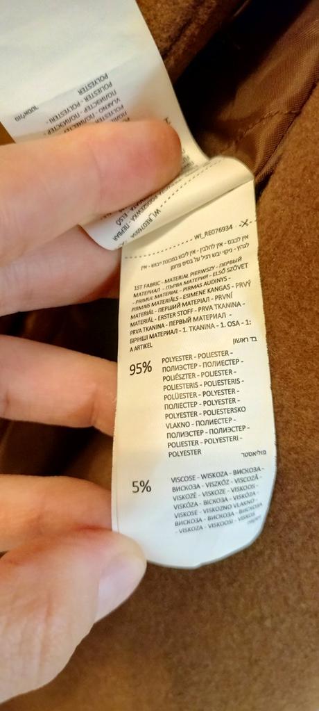 Kabát aj na teplú zimu, reserved,38