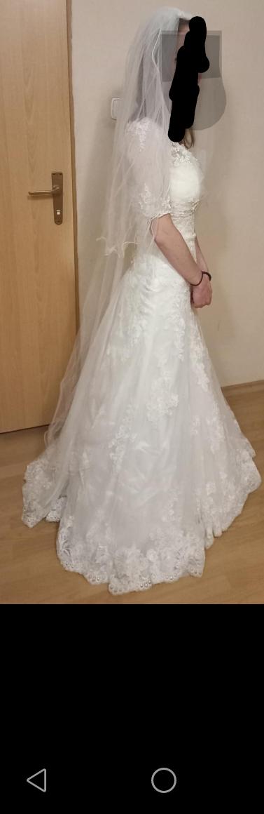 Svadobné šaty veľ. 32-36, s