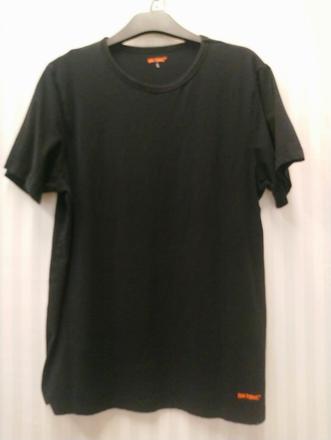 Pánske elastické čierne tričko, gin tonic, m, m