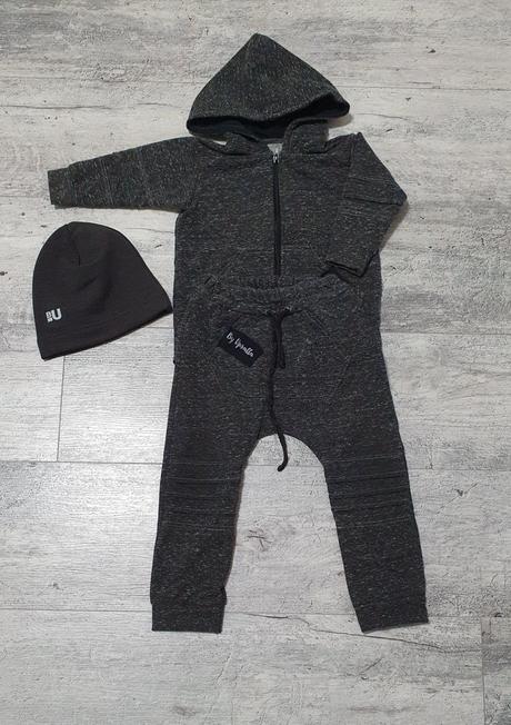 Súprava tepláky + mikina + čiapka 86/92, 86
