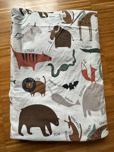 2 sady detské posteľné obliečky h&m - zvieratká, 