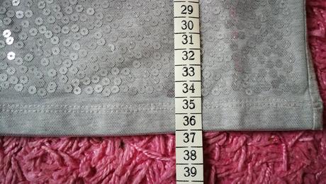 Tričko s flitrami a mašľou, h&m,92