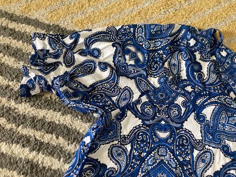 Vzorovaný letný top 44/46, c&a,44