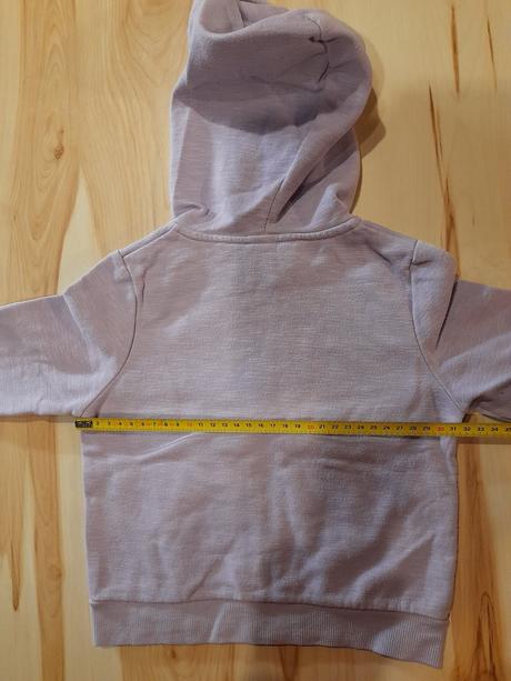 Mierne zateplená fialová mikina, h&m,98