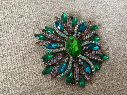 Krásna zelená brošňa, 