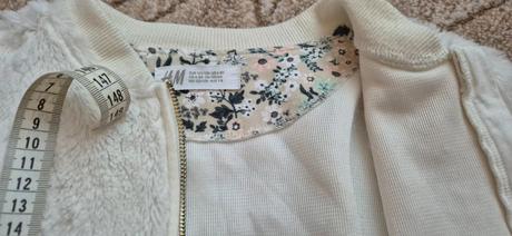 Chlpatá mikinka/bundička, h&m,122