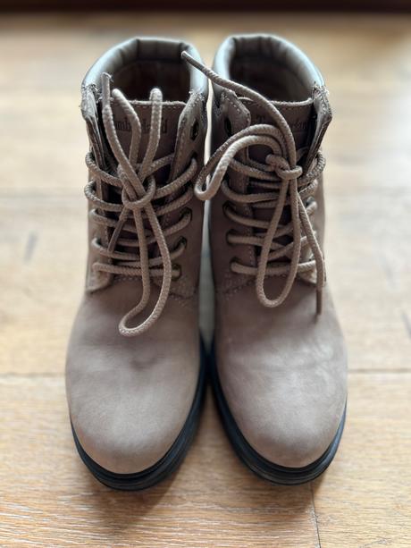 Timberland kožene topánky s nubbuco kožou 36, timberland,36