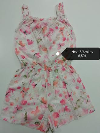 Kvetinový letný kraťasový overal next, next,116