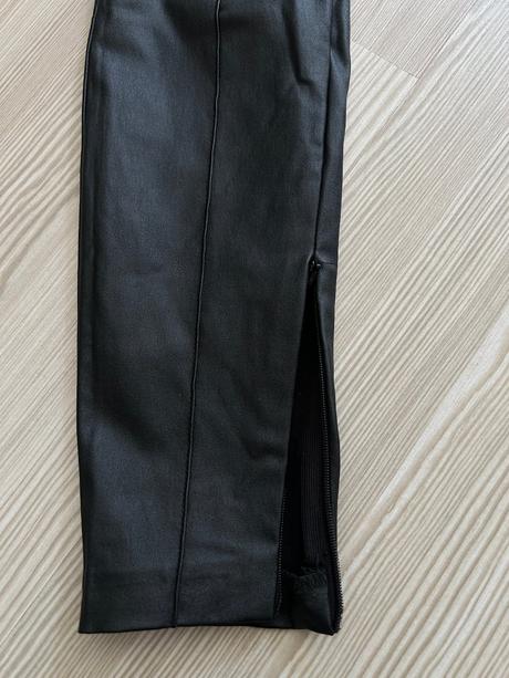 Koženkové nohavice, zara,xs