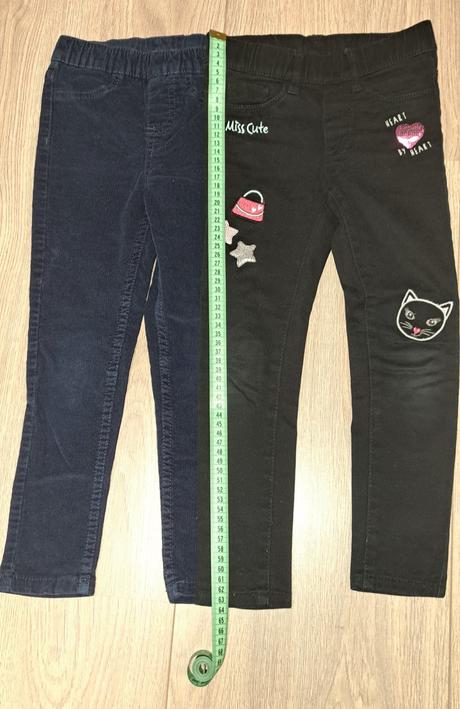 Nohavice menčestrové a riflové, dopodopo,110