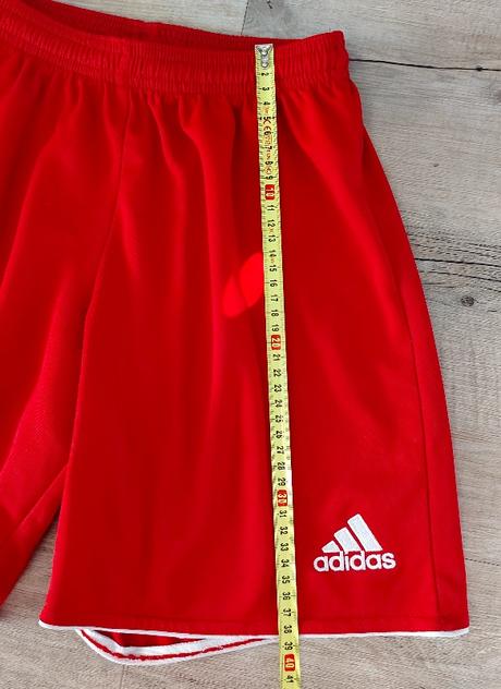 Červené športové kraťasy adidas, adidas,164