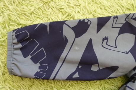 Bunda softshell s dinosaurami, h&m,98