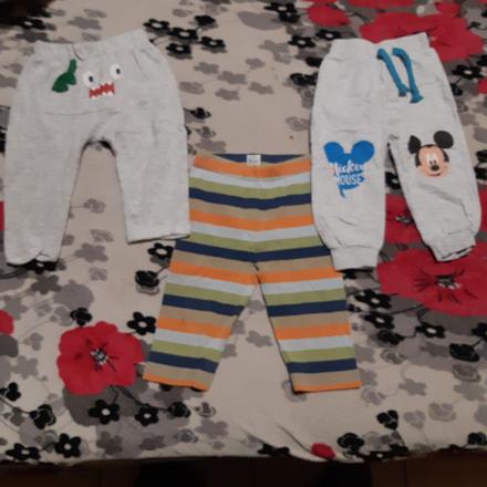 Chlapcenske nohavice 3 kusy velkost 80, 80