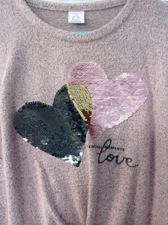 Jemný pulóver ako nový 128 na 7-8 r., lindex,128