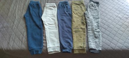 5ks teplákov-vel.116-128cm, 122–134