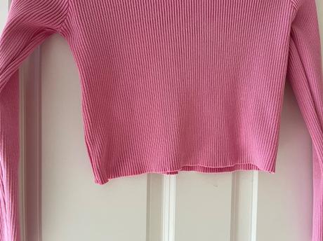 Ružový komplet nohavice a top, xs/s, xs