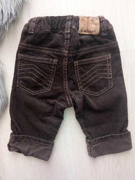 Chlapčenské menčestrové nohavice h&m (2-4 mes.), h&m,62