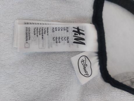 Set čiapka + podbradniky + papučky mickey mouse, 50–62