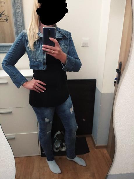 Moderná dámska riflovka, m