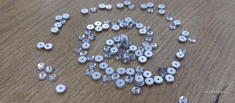 Ozdobné kamienky našívacie - crystal - 5 mm - sklo, 
