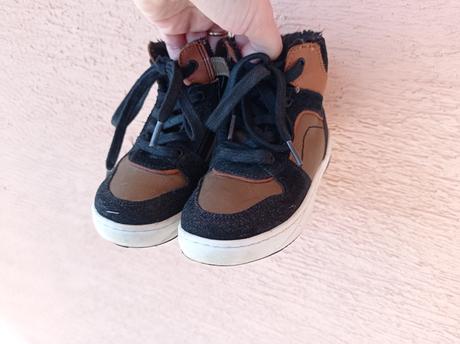 Prechodné kožené topánky friboo, 24