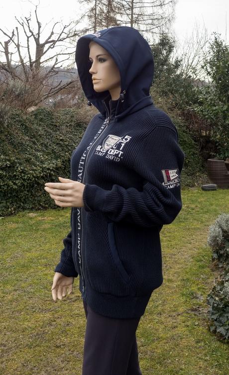 Camp david pletená mikina, s